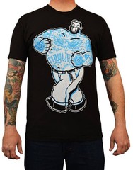 NWT Lowbrow Art Company Mens THUG LIFE Tee Shirt BLACK SM-2XLARGE MADE IN USA