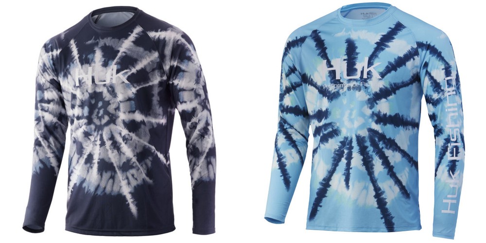 HUK Spiral Dye Pursuit Long Sleeve Shirts H1200407- CHOOSE YOUR COLOR AND SIZE!