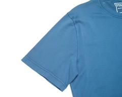 Fedeli $207 French Blue Extreme Giza Organic Cotton Short Sleeve T-Shirt 50 IT M