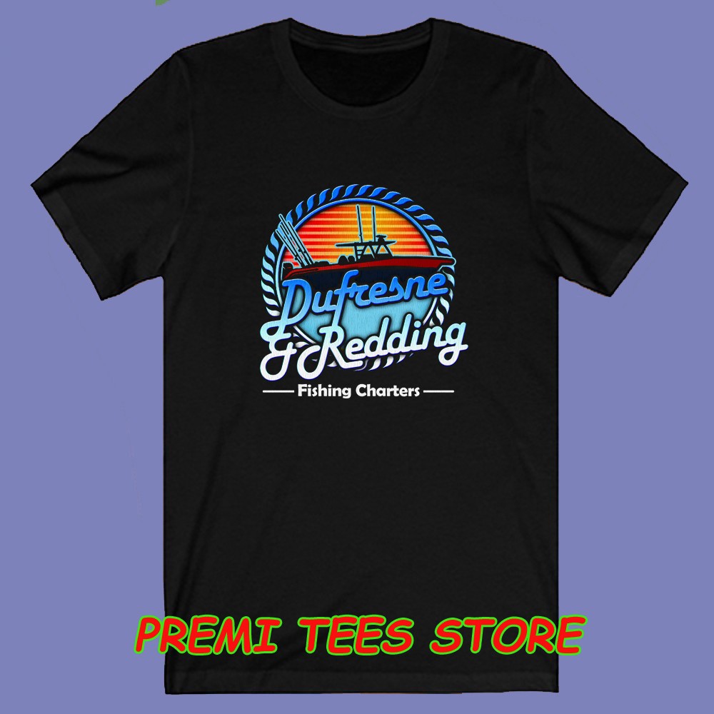 Dufresne & Redding Fishing Charters Shawshank Redemption Men’s Black Size S-3XL
