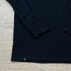 Qor Cashmere Shirt Large Black Outdoor Hike Trail Trekker Base Layer Performance