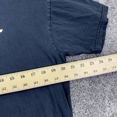 Fruit Of The Loom Shirt Mens XL Blue Black Snap-on Logo Graphic Tee Workwear