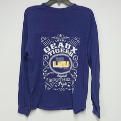 Louisiana State University LSU Long Sleeve Graphic Shirt Small Free Shipping