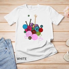 I’m Ok Crochet And Knitting Funny Crocheting T-Shirt Unisex T-shirt