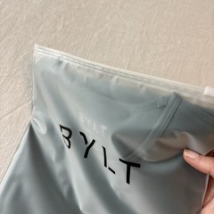 BYLT Signature Basics Men’s S/S Blend, Size Medium Drop Cut Shirt NWT Dusty Teal