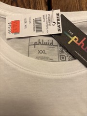 XXL 2X LGBTQ+ Phluid Project Short Sleeve T-shirt Queer All Year NWT White