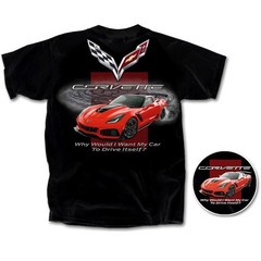 Corvette C7 Drive Itself Graphic Shirt Performance Sports Car Tee