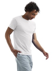 Hanes Mens T-Shirt Comfort Soft 100% Cotton Short Sleeve TAGLESS Tee Plain Blank