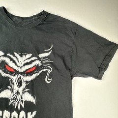 WWE Mens Brock Lesnar T-Shirt Large Black Cotton Wrestling Next Big Thing Skull