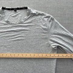 Public Rec Go To T Shirt Mens Large Gray Long Sleeve Lyocell Stretch Performance