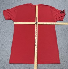 Rogue Shirt Mens Medium Red USA Flag Graphic Athletic Gym Stretch Tee Tagless