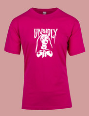 UNISEX MEN WOMENS TEE TSHIRT UNHOLY GIRL EMO COMFORT FIT ALL SEASONS POSTER ART