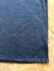 Faherty Cloud Henley T Shirt Mens XXL Navy Blue Heather Long Sleeve $98 NWT