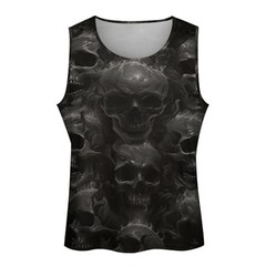 Graphic Novelty Skeleton 3D Tank Top