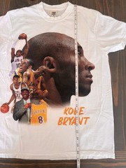 Kobe Bryant Lakers Tribute Graphic T Shirt Comfort Colors White Medium NBA MAMBA
