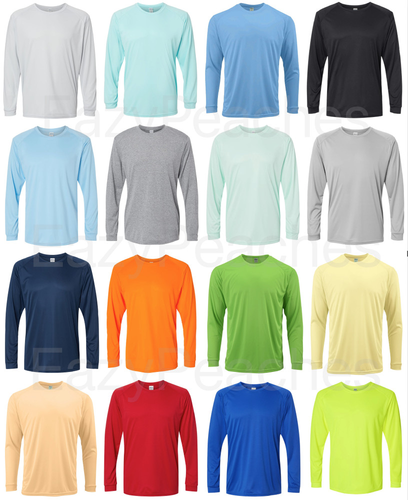 Paragon Men’s Long Sleeve Fishing Boat T-Shirt UPF 50+ Tee UV Protection