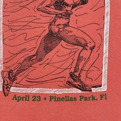 Vtg Stedman Large Shirt Run In The Park Pinellas Park Florida Tampa Bay USA Made