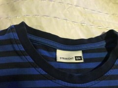 IKEA “SET OF 2” BLUE SHORT SLEEVE “HEY!” CREW-NECK T-SHIRT SIZE:G/H STRAIGHT