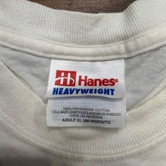 Vintage Y2K Coca-Cola T-Shirt Mens XL White 1998 Hanes Heavyweight Graphic Tee