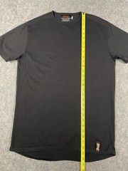 Underdog Hemp T-Shirt Mens Large Black Logo Hemp Crew Neck Short Sleeve Tee