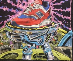 NWT New Balance 997 Gigzilla Creative Lab T-Shirt Collab Limited Edition Sz XL