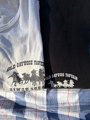 Old Cayucos Tavern Vintage Cowboy (XL) T-Shirt and (L)Tank Top “Bundle”.