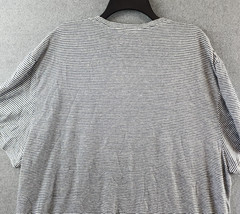 The Men’s Store at Bloomingdale’s Striped Linen Tee XXL Dark Slate Pullover S/S