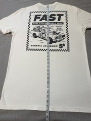 FASTHOUSE – Men’s Short Sleeve – L – LARGE – WHITE – FAST HOUSE F/H Fast Cycles