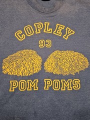 Vintage 1993 Copley Ohio Cheerleading Pom Poms T Shirt XL FOTL Best Distressed
