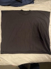 Yeezy Men’s Size 3 Black Crew Neck Short Sleeve Graphic Print Number 1 T-Shirt