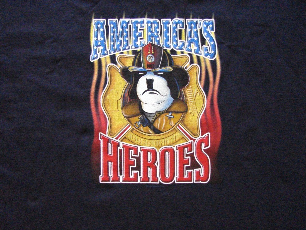 Big Dogs Santa Barbara 5X T-Shirt America’s Heroes Firefighters NEW Fire Dept