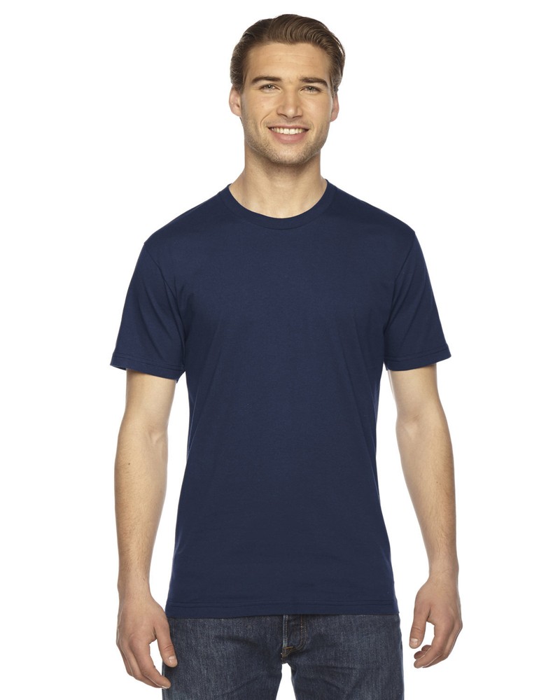 American Apparel Unisex Fine Jersey Short Sleeve Stylish Plain T Shirt 2001