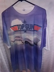 Pre Owned Adult T Shirt Top Gun Size 3XL Color Multi by Jerzees Sport Brand