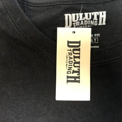 Duluth Men’s T-Shirt Size M Black Longtail T Standard Fit Short Sleeve