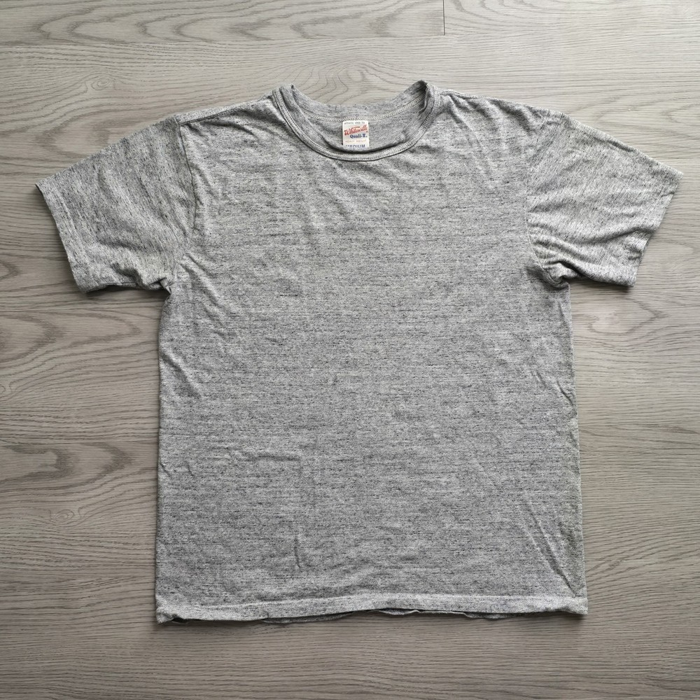 Whitesville Quali-T Heavyweight Gray Cotton Short Sleeve T Shirt Medium Japan