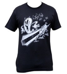 NWT Lowbrow Art Company Mens WATERY GRAVE Tee Shirt BLACK SMALL-2XLARGE LIMITED