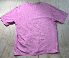 Greg Norman Collection Men’s Large Pink Crew Neck T-Shirt Shark Logo Cotton L