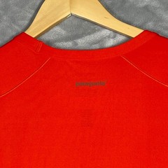 Patagonia Mens Capilene Daily T-Shirt Orange Short Sleeve Athletic 45600 Size L