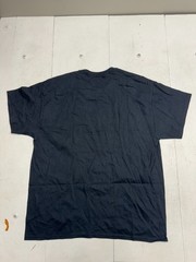 He Would Love First Solid Black Smiley Face Short Sleeve T shirt Mens Size XL