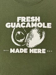 Del Taco Employee T-shirt Fresh Guacamole Guac Your World XL