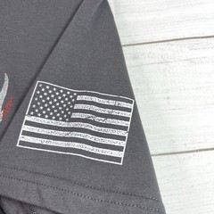 Jedco Mens Buck Wear USA Bigfoot Gray T-Shirt Size L NWT Outdoor Gorpcore