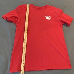 Speedo Shirt Mens Medium Red Lifeguard Graphic Tee T-Shirt Tagless Beach
