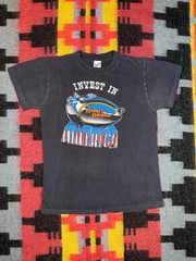 Vintage 1980s Harley Davidson Invest in America Shirt Medium 19×25