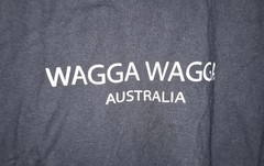 Wagga Wagga Australia Tourist Souvenir Location T Shirt XL (read)
