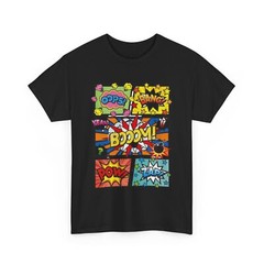 Comic Book Tee, Superhero Novel Costume Geek Nerd Gift T-Shirt, Comic-Con Tee
