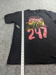 Outrank Brand T-Shirt XL Black Highly Favored 24/7 Streetwear Graphic Tee NWT