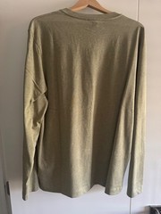 Authentic AMI Paris Long Sleeve T-Shirt NWT Unisex Organic Cotton Made Portugal