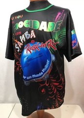 Rock Carnival in Rio Brazil Samba Bicycle Shirt Eu Vou de Mocidade Carnaval XL