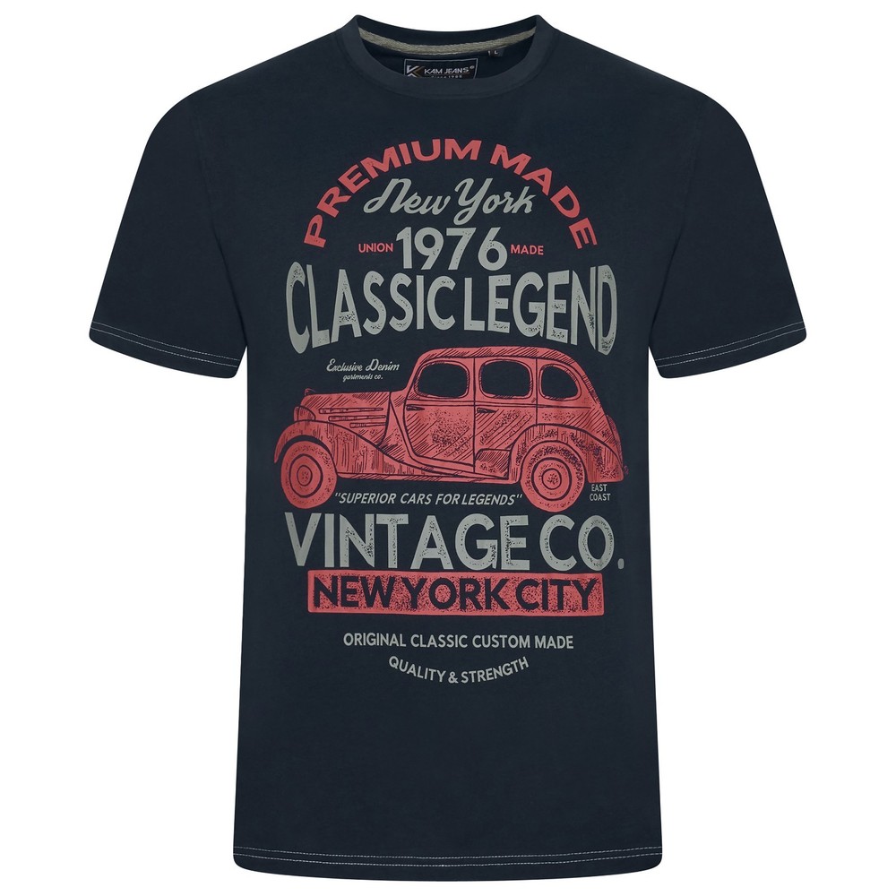 KAM KBS5808 CARBON LEGEND T SHIRT 2XL3XL4XL5XL6XL7XL8XL