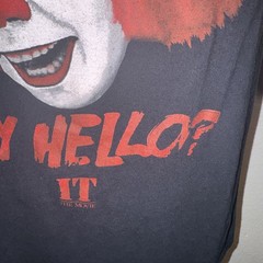 Stephen King IT Pennywise Clown T-Shirt Small Horror Movie Graphic Tee Halloween